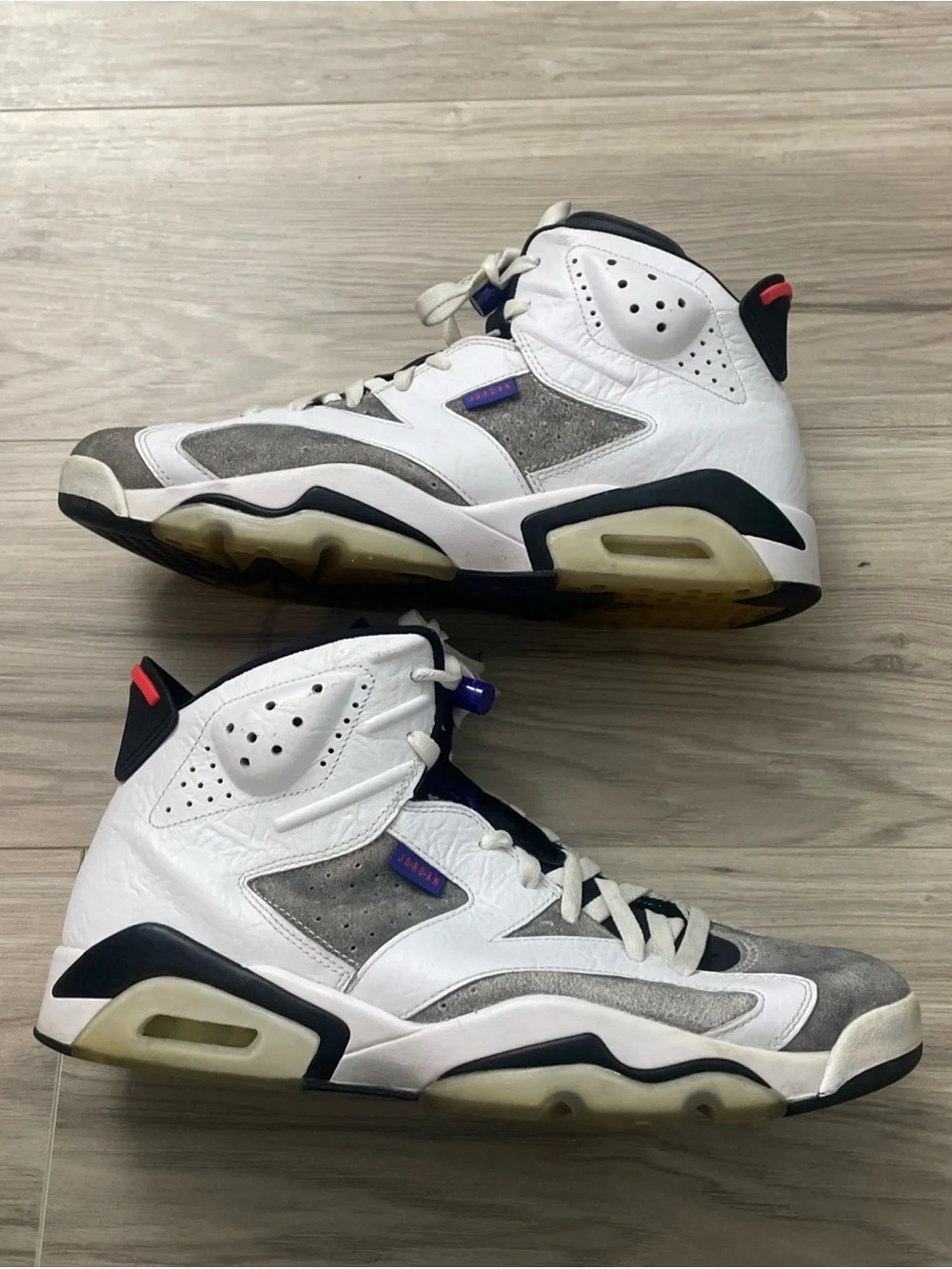 Jordan Air Jordan 6 Retro Flint Mens Size 12 Leather High Top Sneakers With box